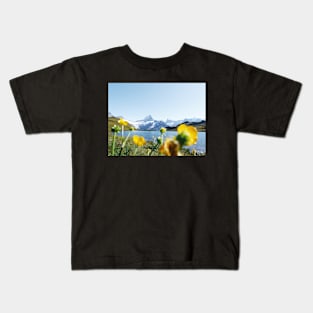 Eiger Mountain and Bachalpsee Lake Kids T-Shirt